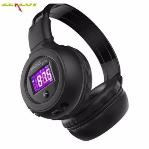 B570 Foldable Hifi Stereo Wireless Bluetooth Headphone - Black