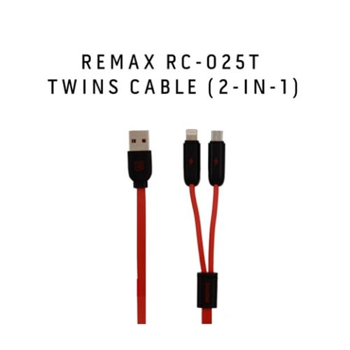 Twins 2 In 1 Cable - Paper Box - Rc-025t