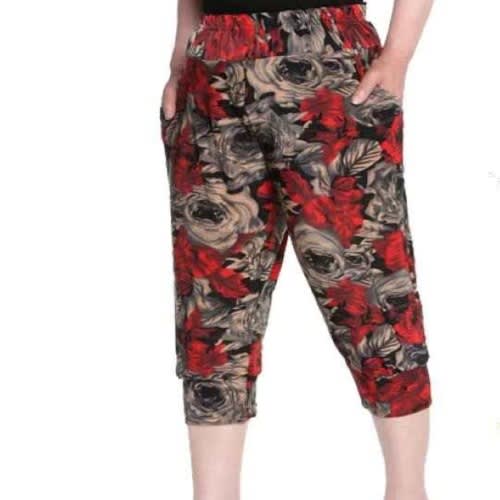 Women's Elastic Crop Loose Leggings