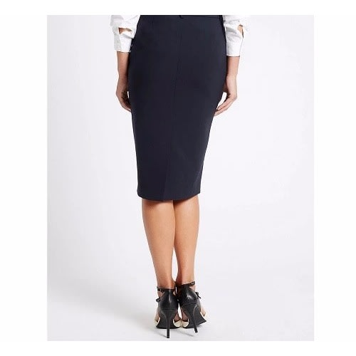 Tailored Fit Two Way Midi Skirt - Size 10