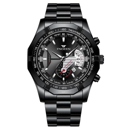 Fngeen Mens Waterproof Watch