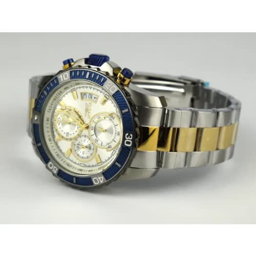 Men’s 23994 Pro Diver Analog Display Quartz Two Tone Watch