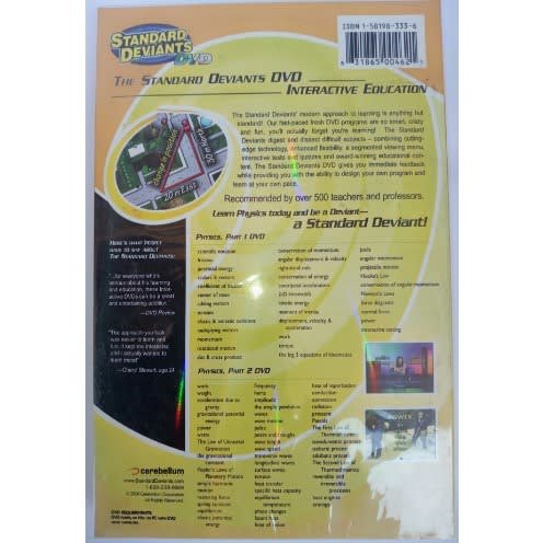 Physics DVD - 2 Pack - Physics 1 And 2