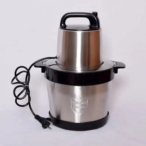 Electric Food Processor - Yam Pounder + Meat Grinder & Blender - 6litres