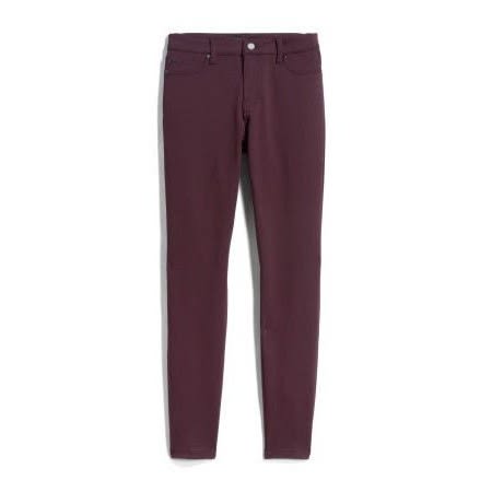 Madonna Stretch Ponte Legging - Aubergine