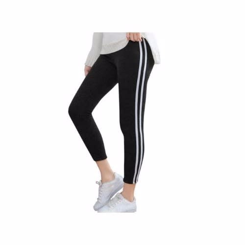 Exercise Fitness Running Leggings - Black