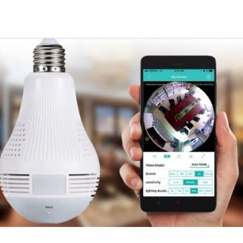 Wifi Security Light Bulb Camera - Hd 960p / 1080p