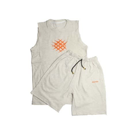 Albin Beast Sleeveless 2-in-1 Tshirt And Short Set
