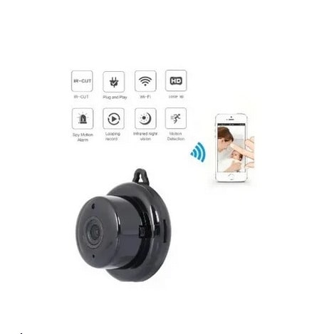 Wifi Mini Smart Home & Offices Security Ip Cctv Camera With 64gb Memory Card Wireless