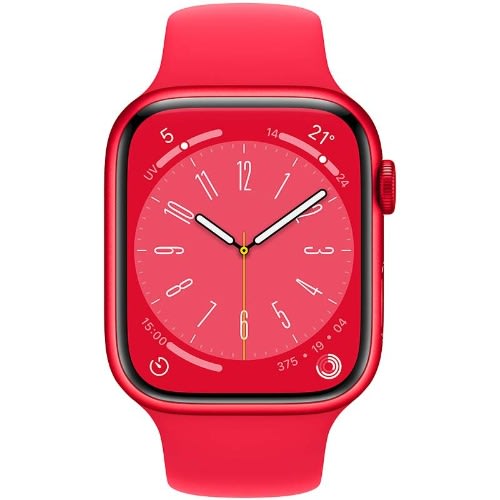 Watch Series 8 GPS 41mm Aluminium with Sport Band -RED
