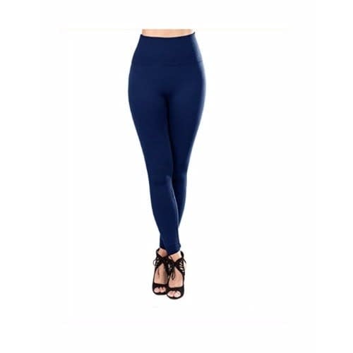 Compression Slimming Warm Leggings - Navy Blue