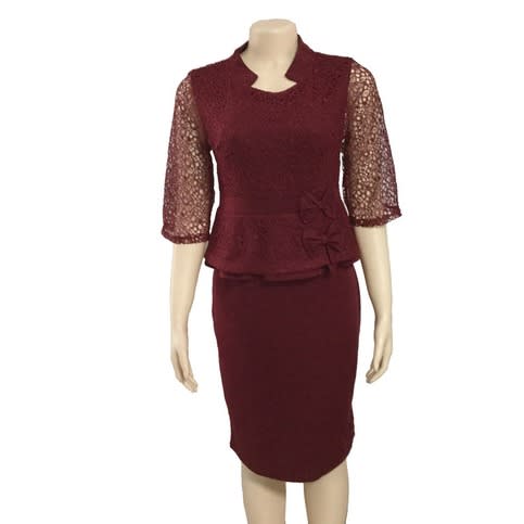 Women Double Bow Bag Dress