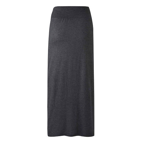 Pull On Jersey Maxi Skirt For Plus Size