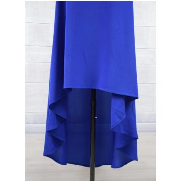 Women's Summer Sleeveless Chiffon Dress - Blue
