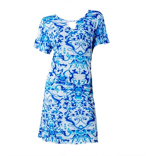 Floral Patterned Shift Dress