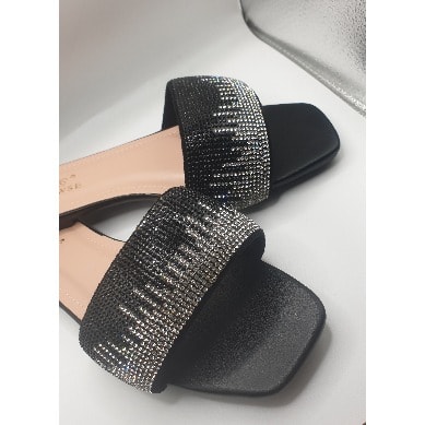 Women Flat Slippers - Black