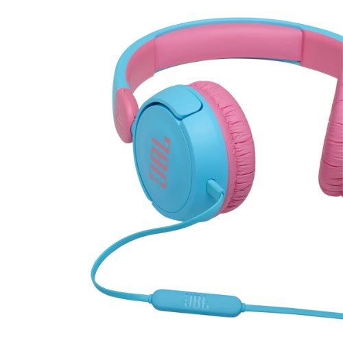 JR310 Kids Wired On-Ear Headphones - Blue