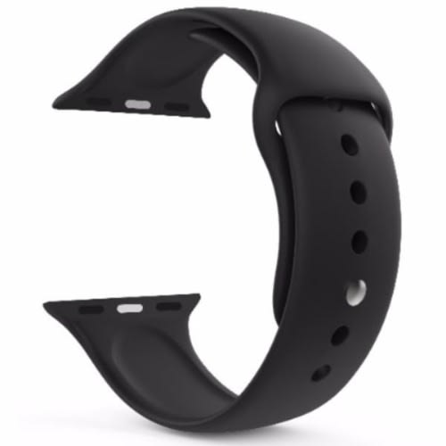 Silicon Watchband For iWatch - 38mm - Black