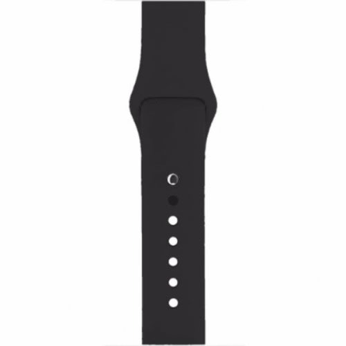Silicon Watchband For iWatch - 38mm - Black