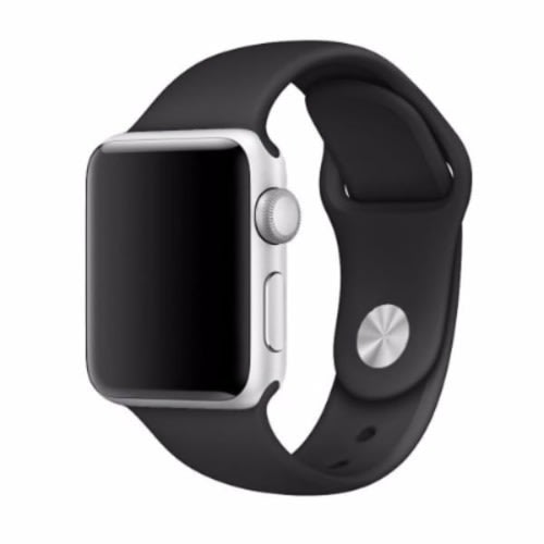 Silicon Watchband For iWatch - 38mm - Black