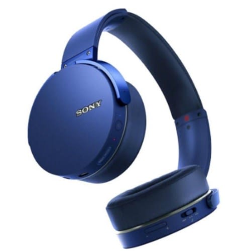 Sony Wireless Bluetooth Bass Headphones - Blue