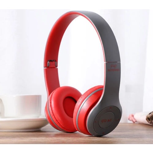 P47 Wireless Bluetooth 5.0 Stereo Overear Foldable Headphones