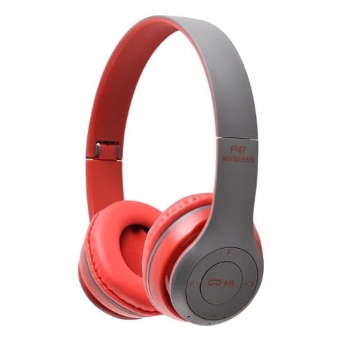 P47 Wireless Bluetooth 5.0 Stereo Overear Foldable Headphones
