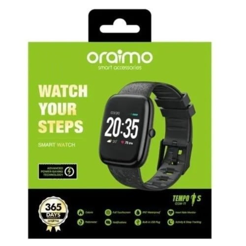 Tempo Osw -11 Fitness Tracker - Black