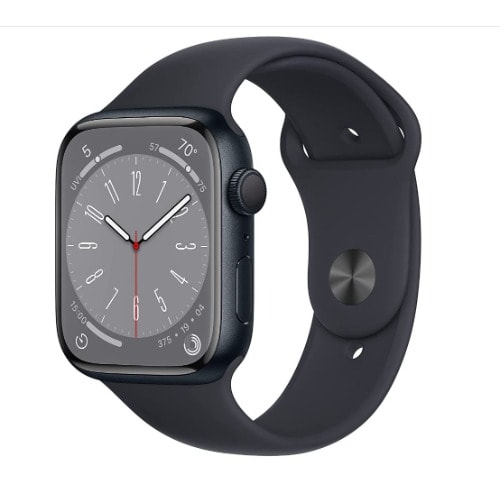 Watch Series 8 - Gps - 45mm Midnight Aluminum Case With Midnight Sport Band - Blood Oxygen