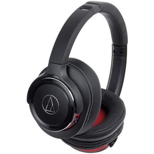 Ath-ws660btgbl Solid Bass Bluetooth Wireless Over-ear Headphones With Built-in Mic