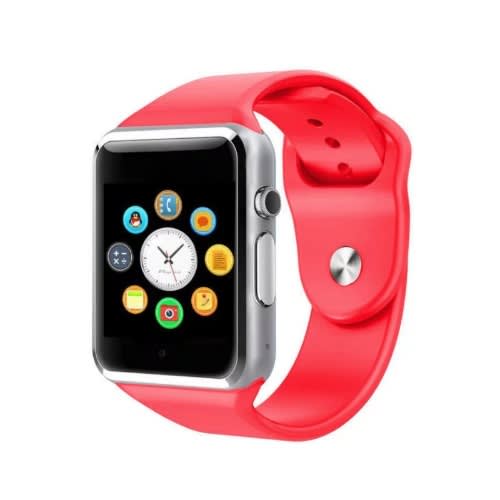 A1 Bluetooth Smart Watches Support Sim & Memory Slot  - Red