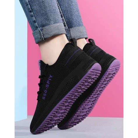 Women's Lightweight Canvas - Black And Purple