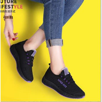 Women's Lightweight Canvas - Black And Purple