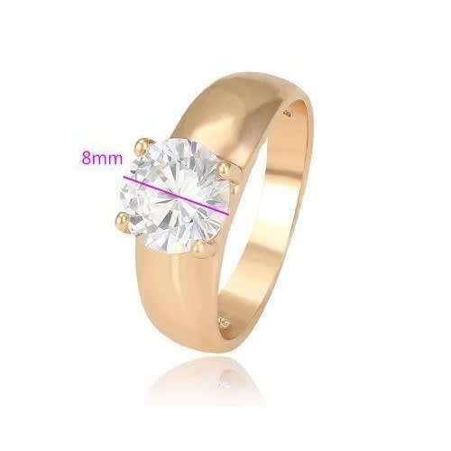 18k Gold Ring With Diamond