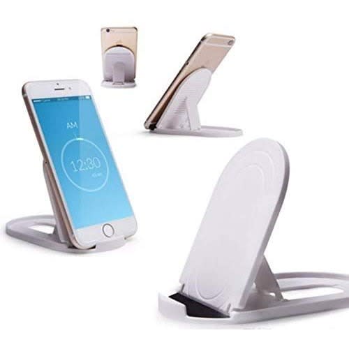 Folding Stents Multi Angle Adjustable Mobile Holder - White