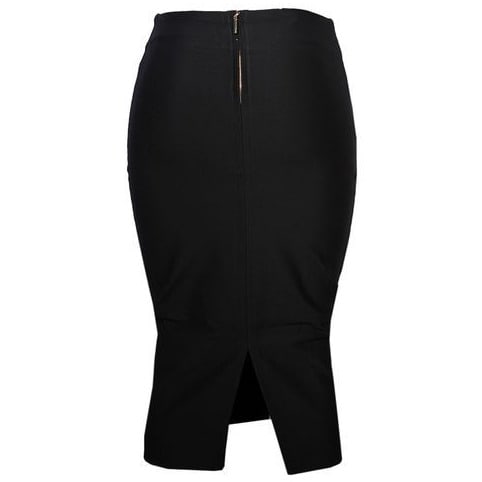 Women's High Waist Skirts - Black