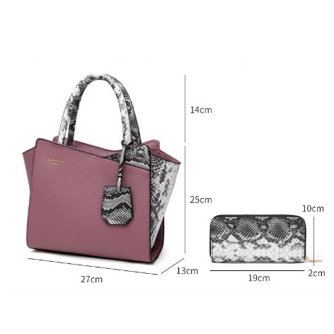 Animal Skin Women Shoulder Handbag