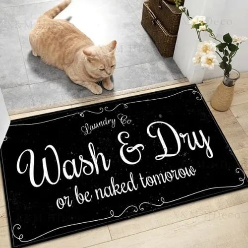 Zagiman Laundry Room Rug Runner Mats - Single