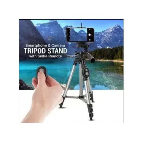 Adjustable Tripod Stand For Mobile Phones And Cameras With Remote Control