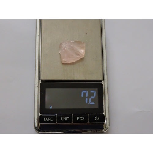 Rose Quartz Crystal- 7.2 Grams