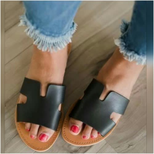 Female Black H Slide