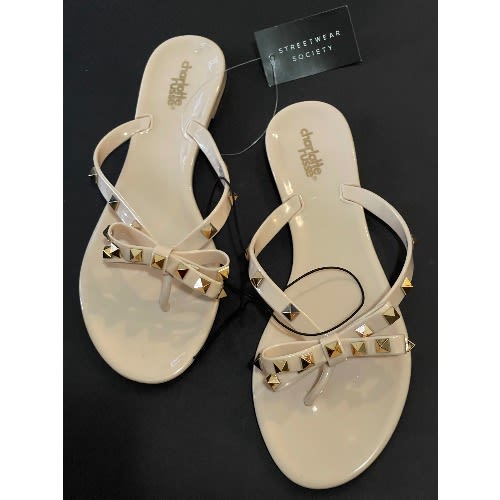 Studded Jelly Slippers