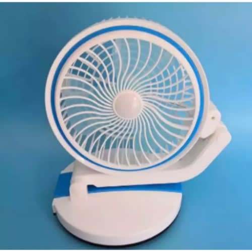 Multifunction Usb /solar Charging Folding Table Fan With Light