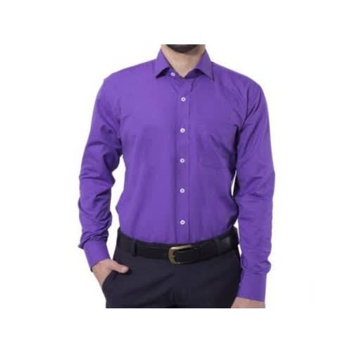 Men's Formal Shirt - Purple