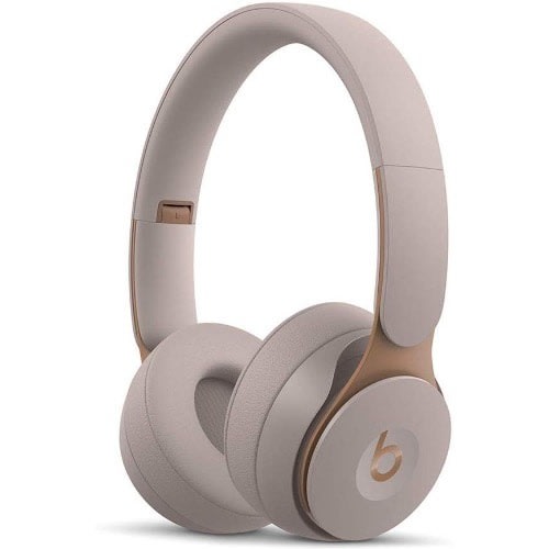 Solo Pro Wireless Bluetooth  Noise-canceling On-ear Headphones - Grey