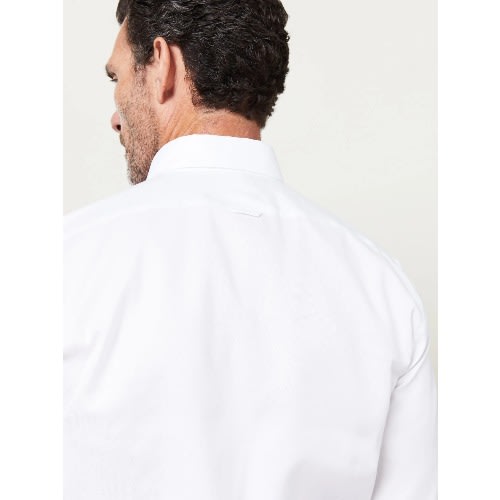 Oxford Selvedge Slim Fit White And Pink Shirt