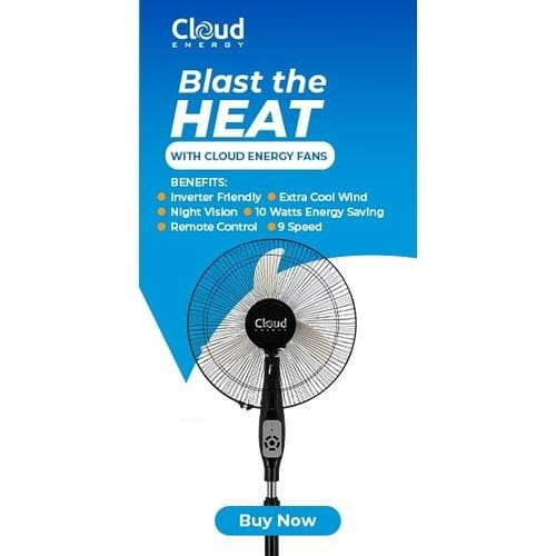 16'' Dc Standing Fan With Remote Control & Inverter Fan