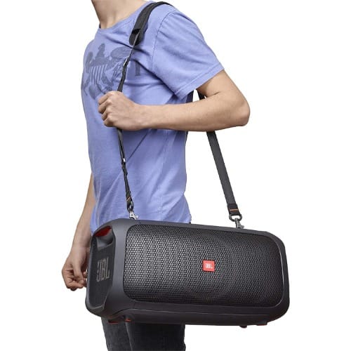 Partybox On-the-go - Portable Party Speaker With Built-in Lights And Wireless Mic