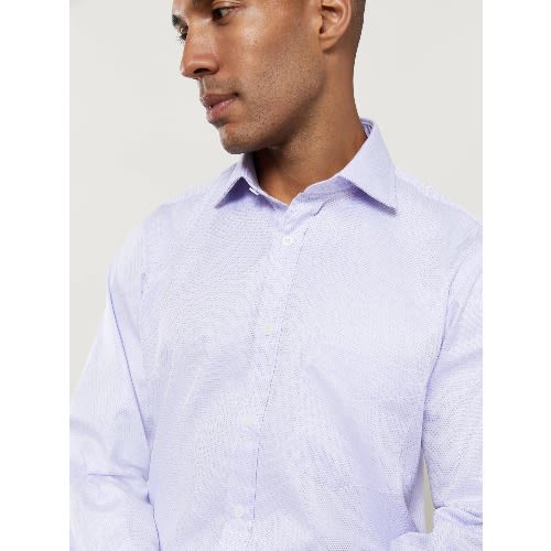 Slim Fit Lilac Dobby Shirt
