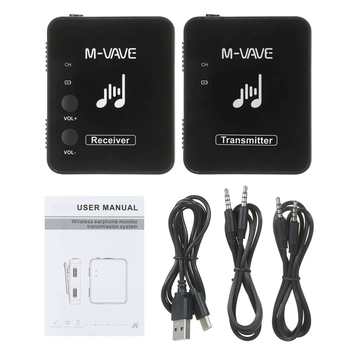 M-VAVE WP-10 2.4GHz Wireless Earphone Monitor Transmission